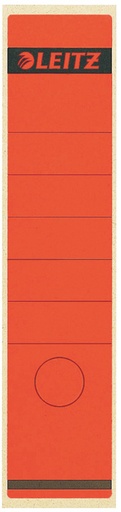 [ESS-16400025] Rugetiket Leitz zelfklevend lang breed rood (10) (164025)