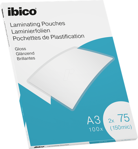 [ACCO-627319] Lamineerhoes Ibico Gloss A3 2x75µ (100)