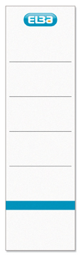 [TIM-4039632] Rugetiket Elba 8cm zelfklevend wit (10)