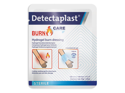 [TIM-9302] Brandwonden hydrogel compres Detectaplast Burn Care 10x10cm