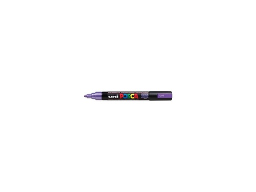 [TIM-PC5MPM] Paintmarker Posca uni-ball op waterbasis PC-5M metaalpaars