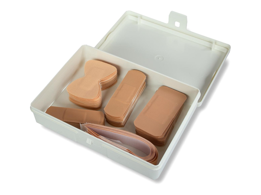 [TIM-33300] Pleister Boomgaard koffer assorti afmetingen (100)