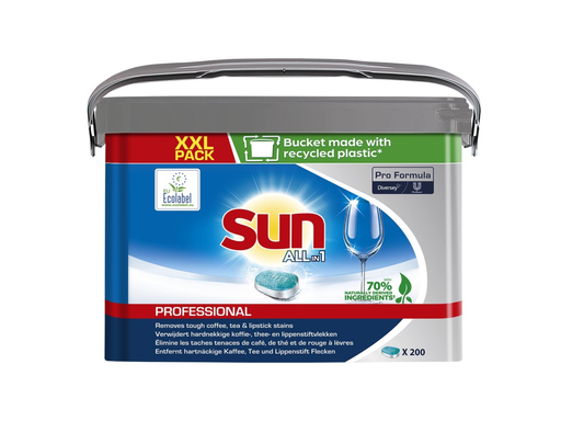 [TIM-1109062] Vaatwastabletten Sun Pro Formula All-in-1 (200)
