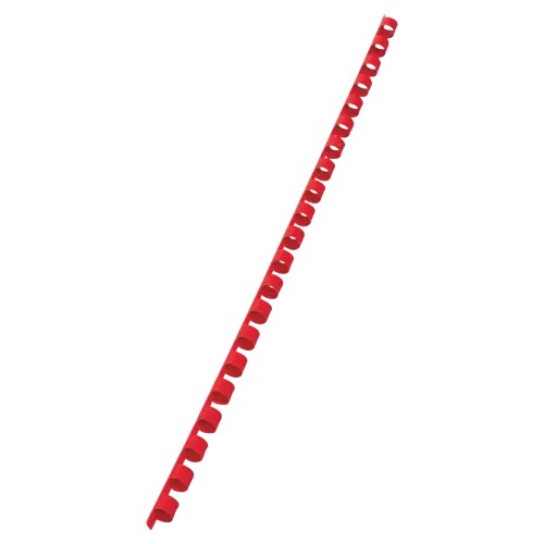Bindrug GBC CombBind plastic 8mm rood (100)
