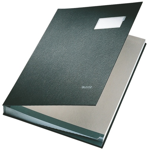 [ESS-57000095] Handtekenmap Leitz PP folio 20-vaks zwart