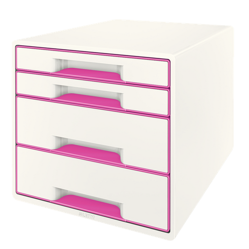[ESS-52132023] Ladenblok Leitz WOW 4 laden wit/roze metallic (5213223)