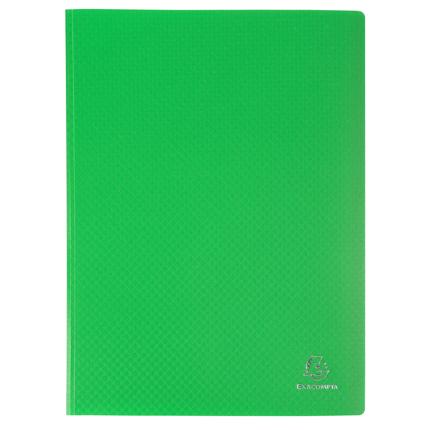 [EXA-8883E] Showalbum Exacompta PP A4 80 tassen lichtgroen vaste rug