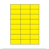 [ETI-32400219] Etiketten Etipage "25" 24 etik/bl 70x37mm geel