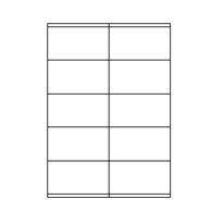 [ETI-30900049] Etiketten Etipage 10 etik/bl 105x57mm 500bl/d