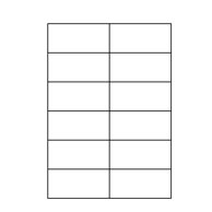 [ETI-30900059] Etiketten Etipage 12 etik/bl 105x49,5mm 500bl/d