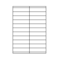 [ETI-30900025] Etiketten Etipage 22 etik/bl 105x25,4mm 200bl/d