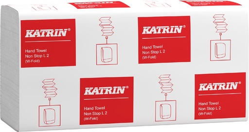 [TIM-2130921] Handdoeken Katrin papier 61594 W-vouw 120vel (25)