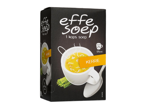 [TIM-ES00008] Soep Effe Soep 1-kops kerrie 175ml (21)