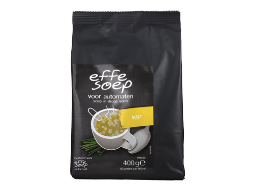 [TIM-ES00014] Soep Effe Soep vending kip 140ml zak (40)
