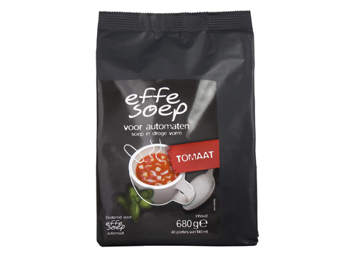 [TIM-ES00013] Soep Effe Soep vending tomaat 140ml zak (40)