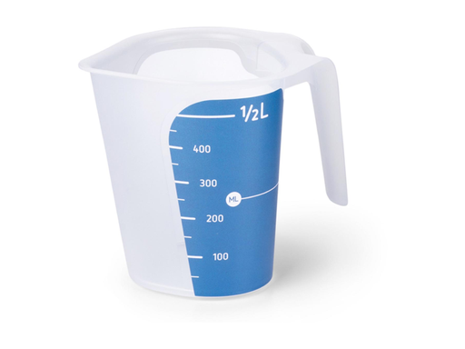 [TIM-5815416] Maatbeker DBP Cuisio kunststof 500ml transparant
