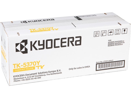 [KYO-TK5370Y] Toner Kyocera Color laser TK-5370 Ecosys MA3500 5.000 pag. YEL