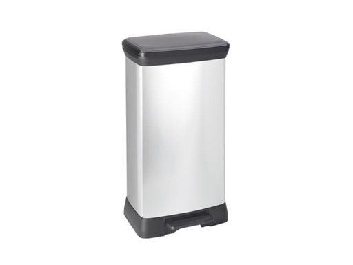 [OND-DECO01] Pedaalemmer Decobin 50L zilver