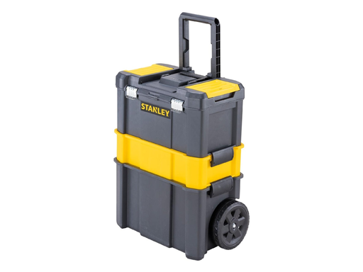 [TIM-T180151] Gereedschapswagen Stanley Essential 3in1 47,5x28,3x63cm zwart/geel