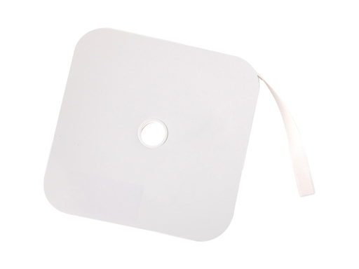 [TIM-B19404] Klittenband zelfklevend Bouhon rol 25m enkel haakjes wit