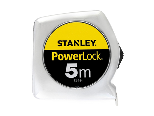 [TIM-33194] Rolmeter Stanley Powerlock 5mx19mm zilver