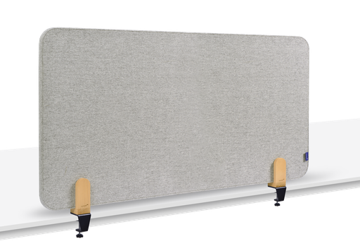 [LM-209811] Akoestisch bureauscherm met klem Legamaster Elements 60x120cm licht grijs
