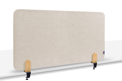[LM-209821] Akoestisch bureauscherm met klem Legamaster Elements 60x120cm soft beige