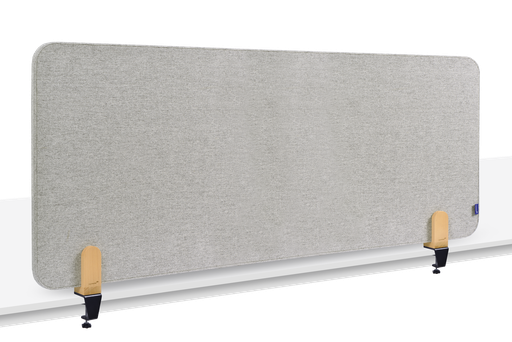[LM-209812] Akoestisch bureauscherm met klem Legamaster Elements 60x160cm licht grijs
