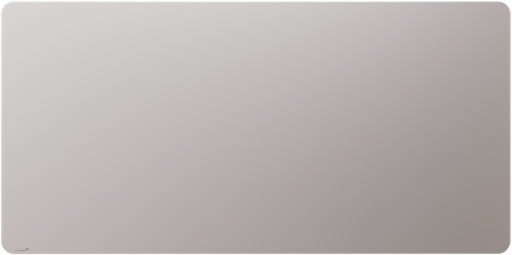 [LM-104264] Mat glasbord Legamaster RC 100x200cm met ronde hoeken Warm Grey 