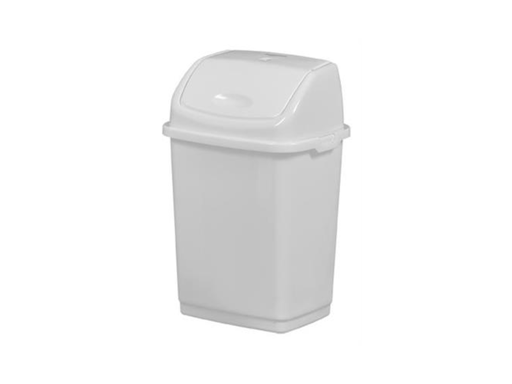 [OND-O91160] Afvalbak swing 5l wit recycled PP