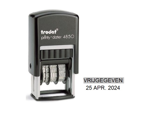 [TRO-4850] Trodat Printy datumstempel 4850 + tekst