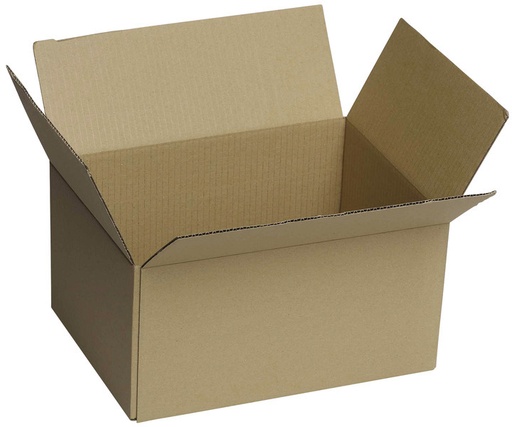 [VER-DOOS56] Vouwdoos enkele golf 330x290x200mm bruin (30)