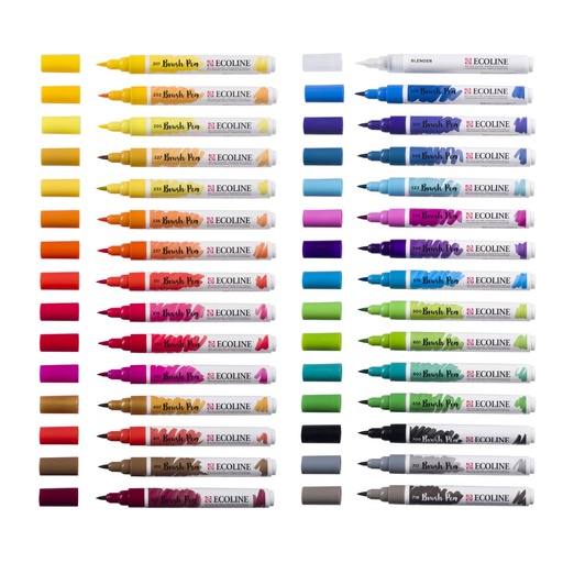[TIM-1509025] Brushpen Talens Ecoline Primaire set assorti (30)