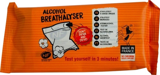 [TIM-361900] Alcoholtest eenmalig gebruik