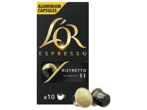 [TIM-4028609] Koffiecapsules Douwe Egberts L'Or Intensity 11 Ristretto (10)