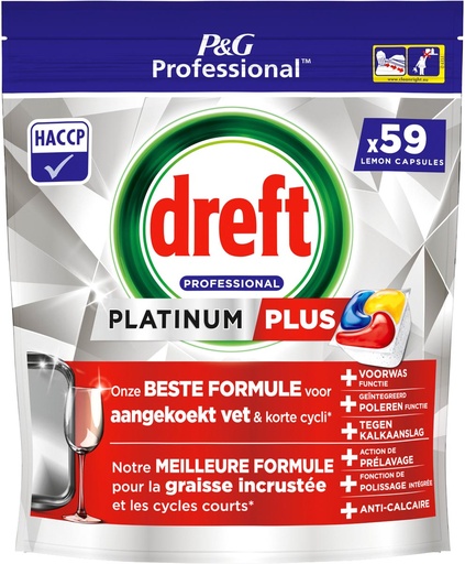 [TIM-6352895] Vaatwasmiddel Dreft Platinum Plus Lemon (59)