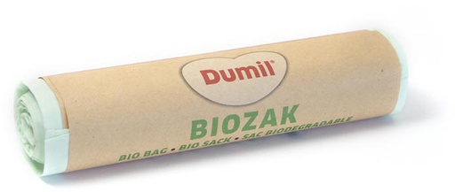 [TIM-201457] Composteerbare vuilniszakken Dumil bio voor GFT 60L 16µ groen (8)