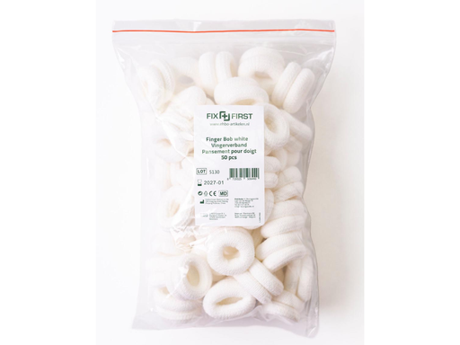[TIM-32115] Vingerbobs Fixfirst textiel wit (50)