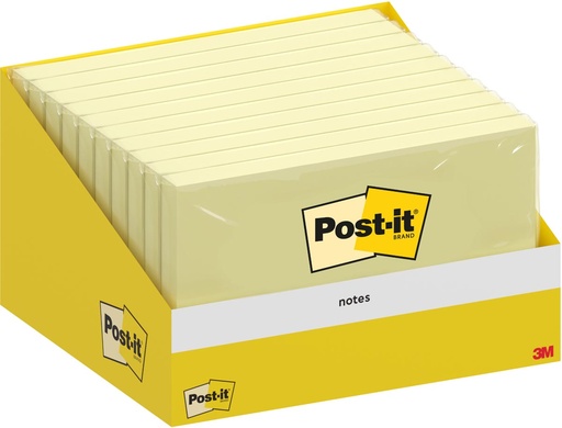 [TIM-6830CY] Memoblok Post-It Notes 76x127mm 100vel kanariegeel