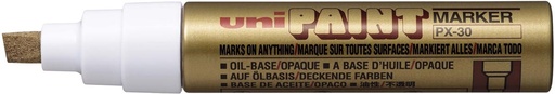 [TIM-UPX30GD] Paintmarker Uni PX-30 beitelpunt 4-8,5mm goud