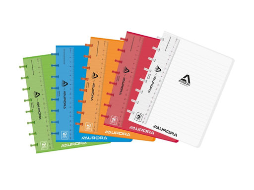 [TIM-3011000] Schrift Adoc Colorlines PP A5 gelijnd 144blz met kantlijn assorti