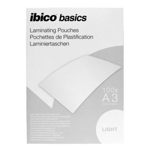 [ACCO-627311] Lamineerhoes Ibico Basics Light Gloss A3 2x65µ (100)