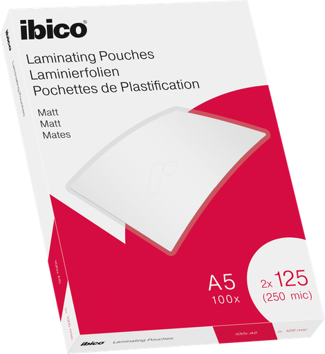 [ACCO-627322] Lamineerhoes Ibico Matt A5 2x125µ (100)