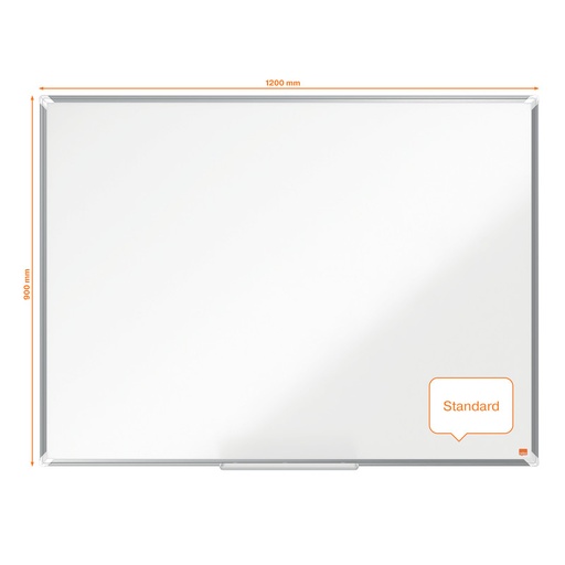[ACCO-1915145] Whiteboard Nobo Premium Plus Emaille magnetisch 120x90cm wit