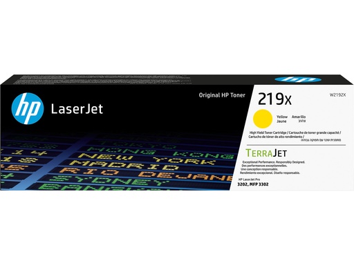 [HP-HPW2192X] Toner HP Color Laser 219X Terra Jet 2500 pag. YEL