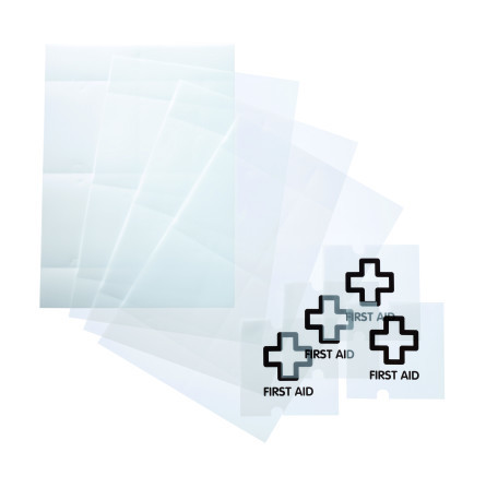 [DUR-483019] Navulfolie voor Durable Crystal Sign 105x105mm