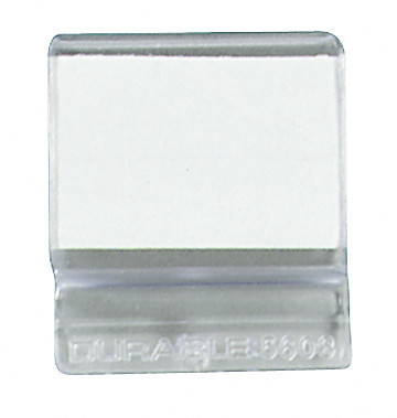 [DUR-560319] Tabs voor zichtpanelen Durable 23mm transparant (10)