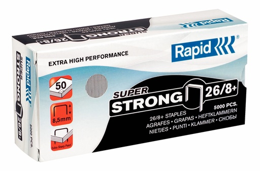 [ESS-24862200] Nietjes Rapid Extra High Performance Super Strong 26/8+ gegalvaniseerd (5000)