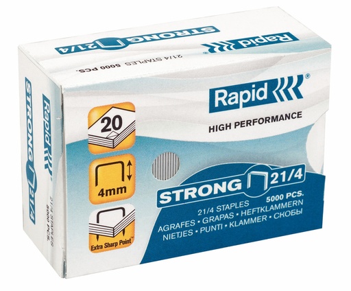 [ESS-24867400] Nietjes Rapid High Performance Strong 21/4 gegalvaniseerd (5000) (2486740)