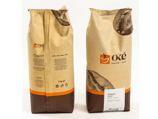 [TIM-761OKE] Koffie Oké Koffie Espresso Select bonen 1kg
